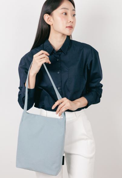 SLIM NEAT BAG _ SOFT (Fog Blue)슬림 니트백 소프트♡韓國女裝袋