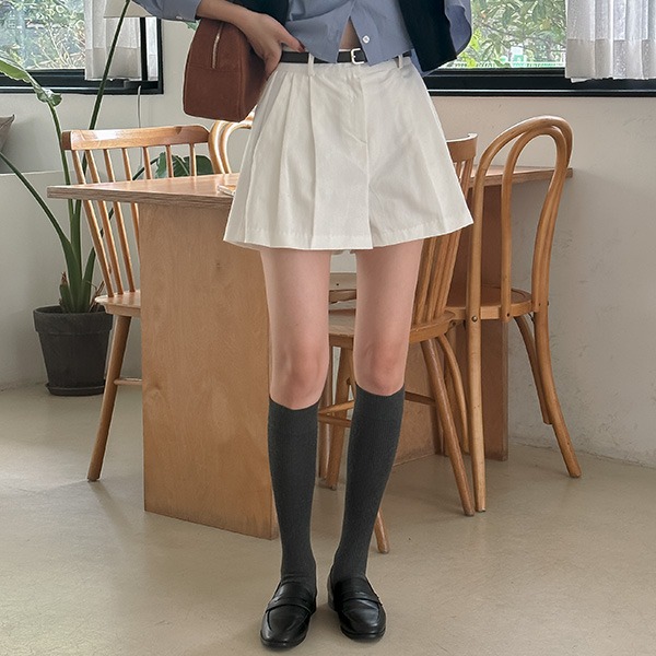 [가을신상/재진행] 리차드 핀턱 코튼 숏팬츠 - 4 Color (미니/데이트룩)♡韓國女裝裙